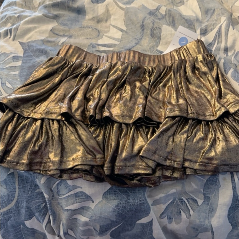Gold Skirt -Size L- Never Worn
